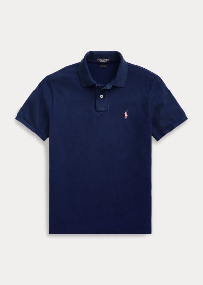 Ralph Lauren Pink Pony Custom Slim Fit Polo Herre Danmark (VKREI8190)